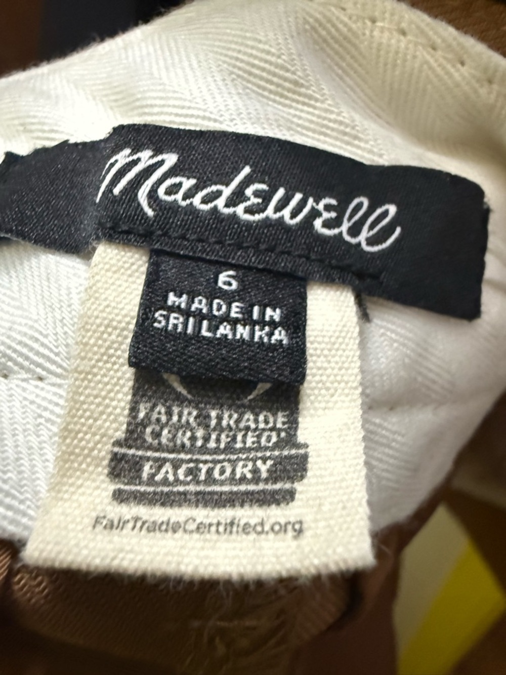 Madewell - The Harlow Wide Leg Pant - Acorn/Camel size: 6 (fits up to size 10) - Picture 2 of 2